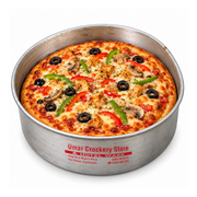 Aluminium Deep Dish Pizza Pan | Heavy Duty Baking Tray in Pakistan