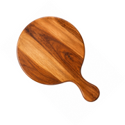 Wooden Pizza Serving Rocket Board – Natural Wood Paddle