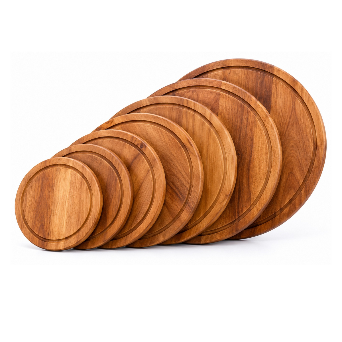 Wooden Base Serving Board – Round Wooden Serving Platter